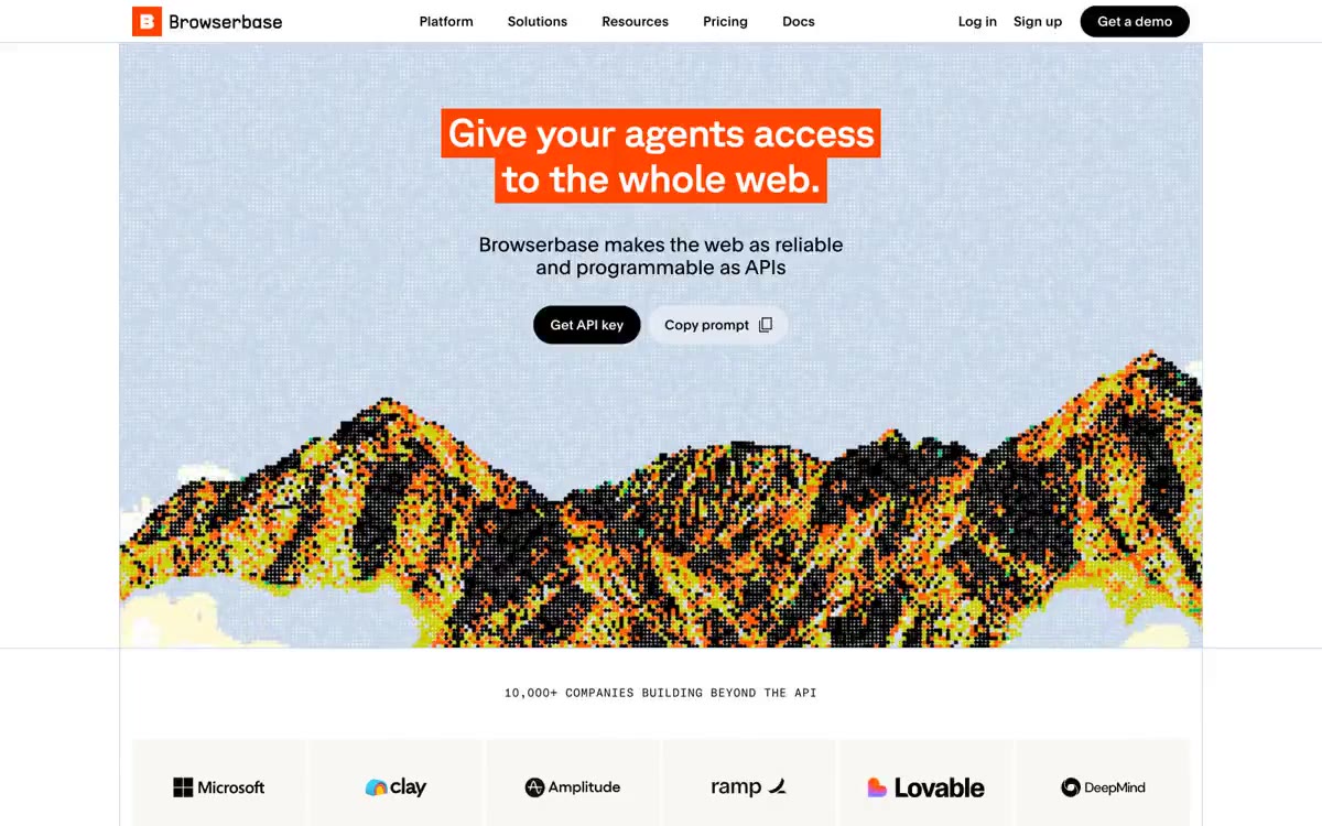 Browserbase 网站预览