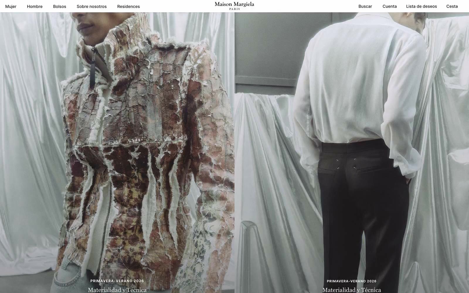 Maisonmargiela 网站预览