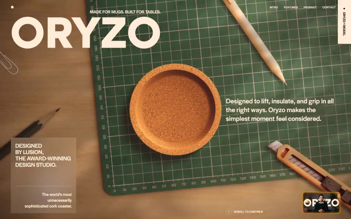 ORYZO AI 网站预览
