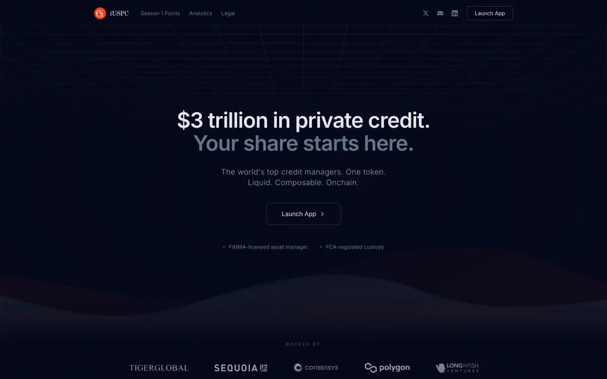 iUSPC by Coinshift 网站预览