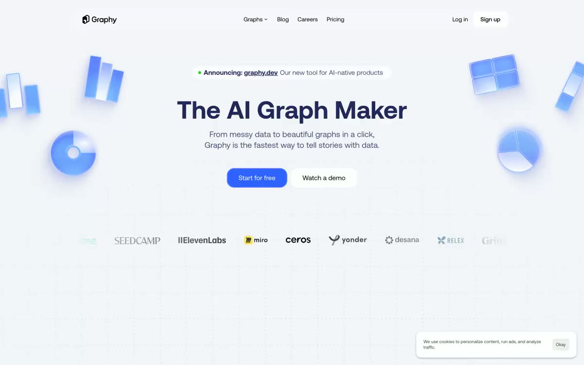 Graphy 网站预览