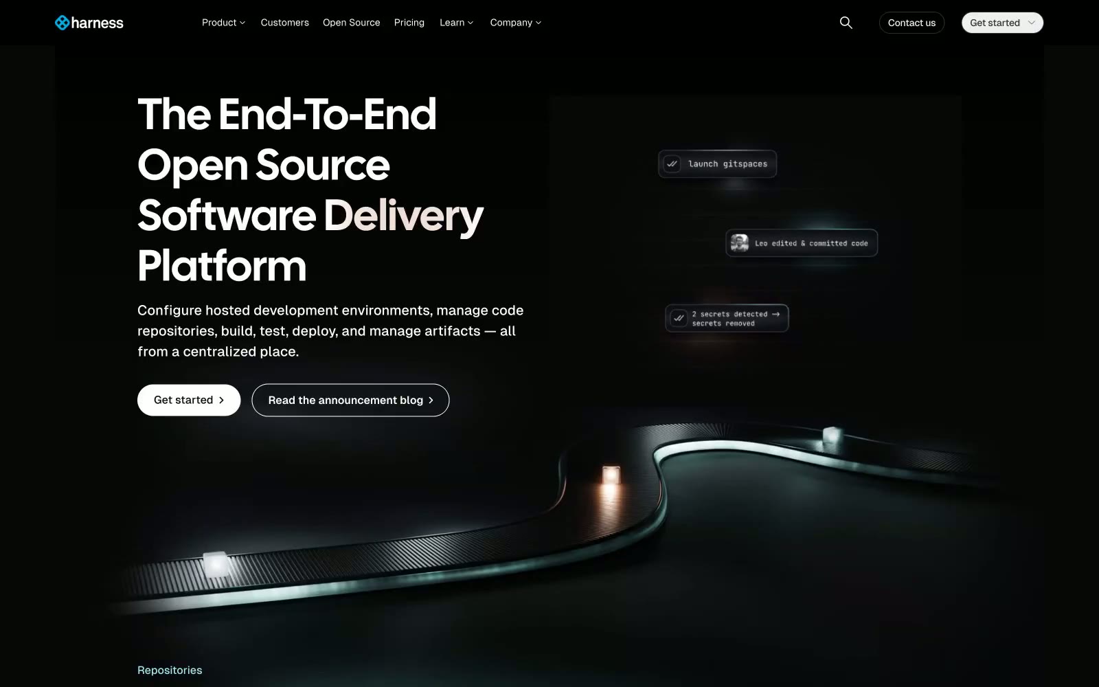Harness.io 网站预览