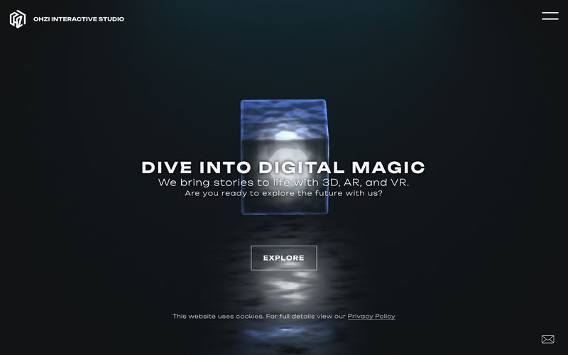 OHZI Interactive Studio / Dive into digital magic. 网站预览