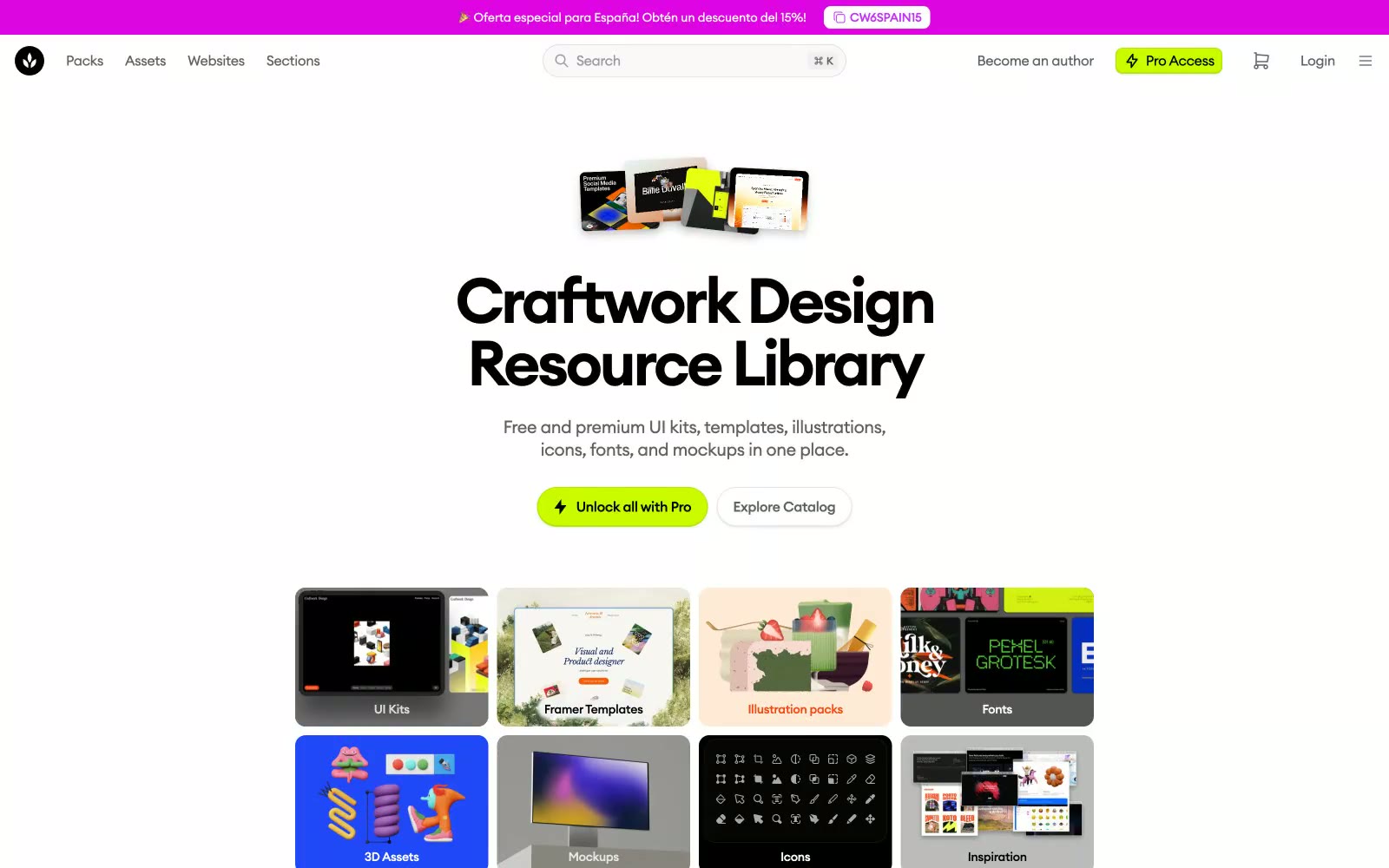 Craftwork 网站预览