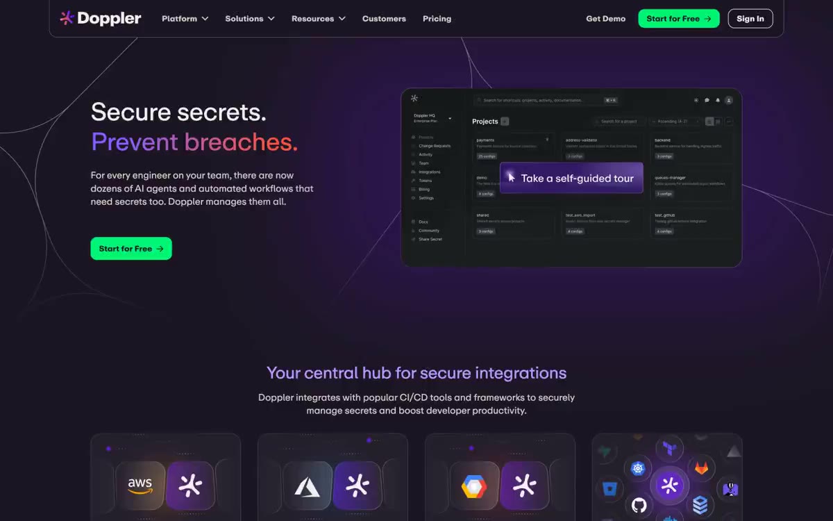Doppler 网站预览
