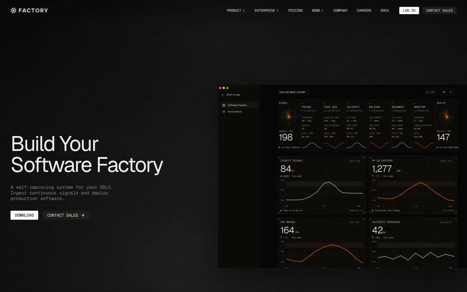 Factory 网站预览