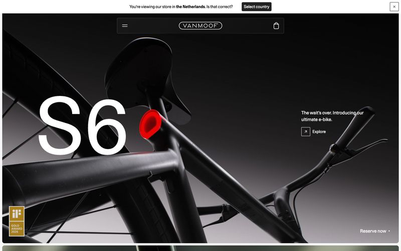 Vanmoof 网站预览