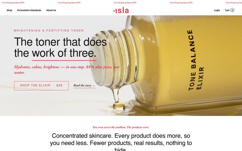Isla Beauty 网站预览