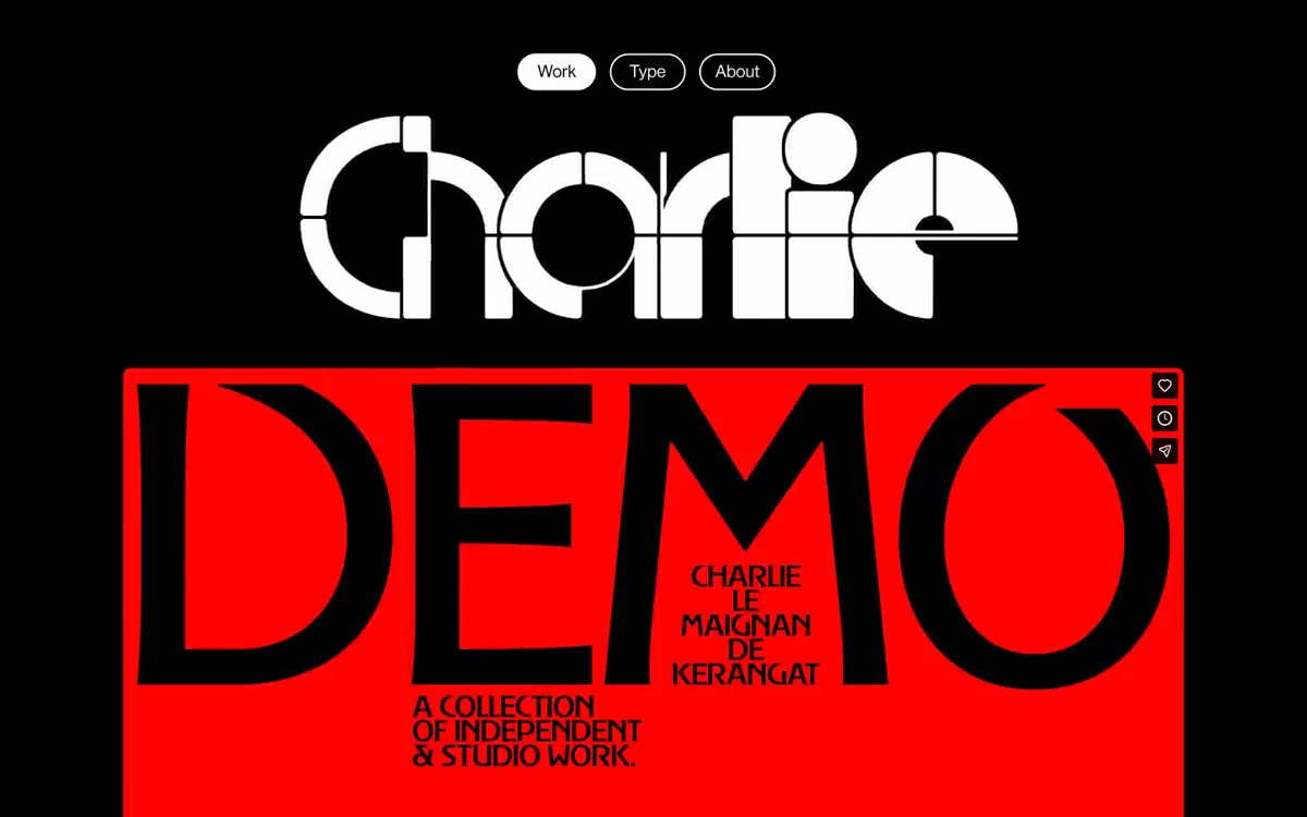 Charlie 网站预览